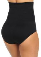 Жіночі коригувальні трусики Spanx Higher Power шорти із завищеною високою талією, стягуючі безшовні труси для стегон з високою посадкою чорні