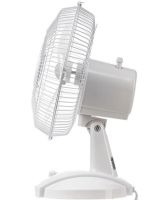 Настільний вентилятор Domotec MS - 1625 White Fan 3 режими діаметр 30 см, кімнатний компактний Електровентилятор Домотек MS1625 30 Вт від мережі Білий