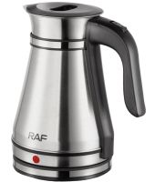 Електричний дисковий чайник RAF R.7963 на 1.5л 1500W у вигляді турки, Настільний електрочайник Раф з індикатором роботи та автовідключенням від мережі
