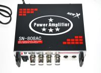 Портативний підсилювач потужності звуку UKC Xplod SN-808AC 60W 12v / 220v