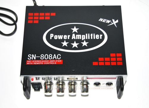 Портативний підсилювач потужності звуку UKC Xplod SN-808AC 60W 12v / 220v