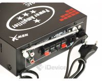 Портативний підсилювач потужності звуку UKC Xplod SN-808AC 60W 12v / 220v