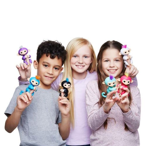 Інтерактивна Ручна Мавпочка Fingerlings Monkey, Новинка Ручна Мавпа Baby Monkey