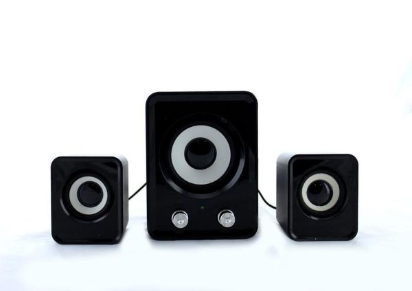 USB колонки для ПК комп'ютера 2.1 Omega KTM44981 з регулюванням Mk-3 Black