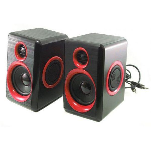 Колонки для ПК комп'ютера F & T FT - 165 Black, Red