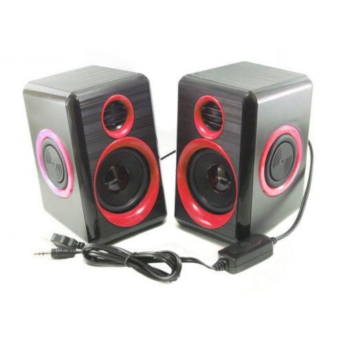 Колонки для ПК комп'ютера F & T FT - 165 Black, Red