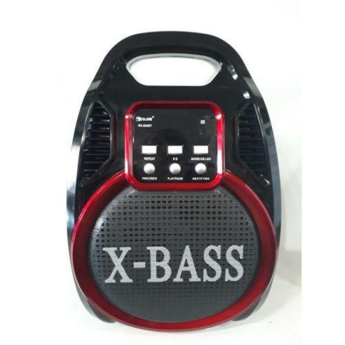 Беспроводная Bluetooth колонка X-BASS Golon RX-820BT со цветомузыкой и микрофоном