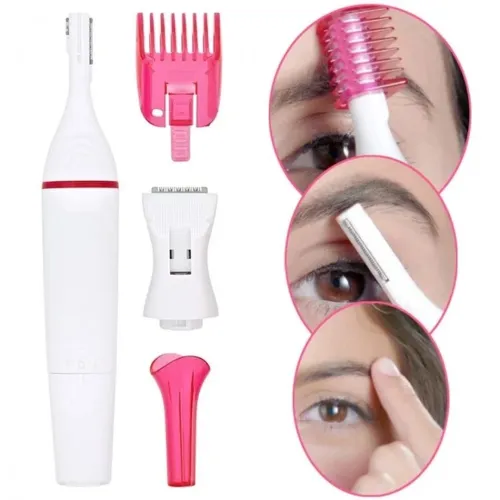 Жіночий Електричний тример Veet Sensitive Precision Expert епілятор для обличчя і тіла, електробритва зі змінними насадками Sweet Sensitive