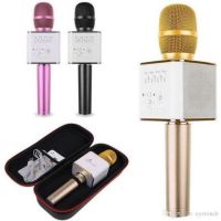 Беспроводной микрофон для караоке Tuxun Q9 Black, Pink, Gold с чехлом