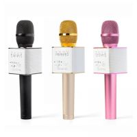 Беспроводной микрофон для караоке Tuxun Q9 Black, Pink, Gold с чехлом