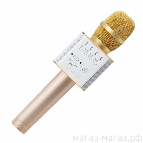 Беспроводной микрофон для караоке Tuxun Q9 Black, Pink, Gold с чехлом