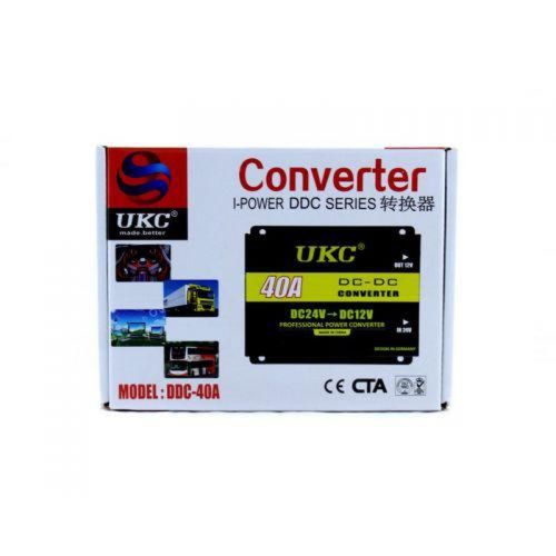 Перетворювач авто інвертор DC / DC 24V-12V 40A DDC-40A
