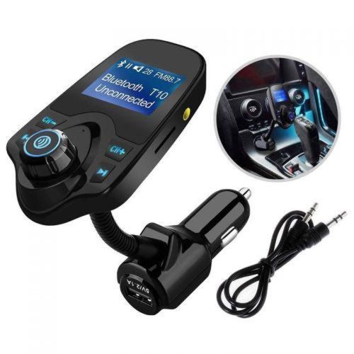 ФМ FM трансмітер автомобільний T10 модулятор авто MP3 Bluetooth Т10