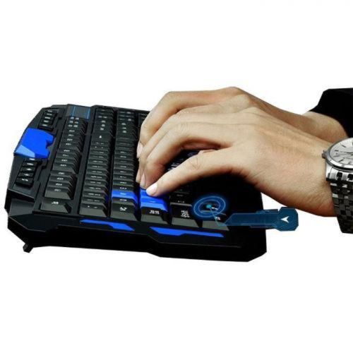 Бездротова ігрова клавіатура і миша UKC HK-8100