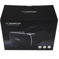 3d окуляри віртуальної реальності з пультом ДУ VR Shinecon G04, 3д шолом віртуальної реальності для телефону, гарнітура для 4.7-6 дюймів, Чорний