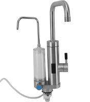 Проточний водонагрівач Faucet ZSWK-D02 з LCD дисплеєм з фільтром для очищення води, електричний нагрівач у вигляді крана 220V нижнє підключення