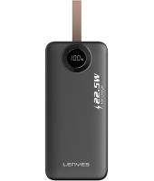 Портативний зарядний пристрій Power Bank Lenyes PX387D 30000mAh 22.5W з LED дисплеєм Зовнішній акумулятор повербанк USB TYPE-C для зарядки телефону