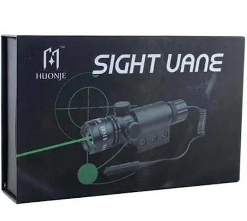 Підствольна лазерна указка Huohje Police LASER G20 Green Зелений промінь з виносною кнопкою, потужний лазерний целеуказатель до 100м під планку