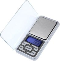 Карманные ювелирные электронные весы 0,1-200 гр Domotec MS-1728B с LCD-дисплеем, портативные компактные цифровые весы с подсветкой и крышкой 200гр