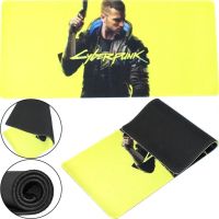 Игровой компьютерный коврик для мышки Gaming mouse pad Cyberpunk 700-1 70x30x0.3 см, Игровая поверхность Киберпанк для компьютерной мыши 96459