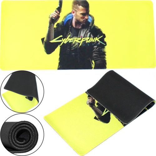 Игровой компьютерный коврик для мышки Gaming mouse pad Cyberpunk 700-1 70x30x0.3 см, Игровая поверхность Киберпанк для компьютерной мыши 96459