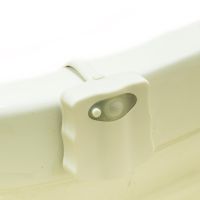 Автономна кольорова LED підсвічування Light Bowl Toilet Led для унітазу з датчиком руху і світла 8 кольорів, Світлодіодний світильник в унітаз Білий