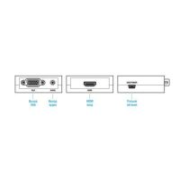 Конвертер с HDMI на VGA адаптер видео с аудио 1080P HDV-630 VGA-01