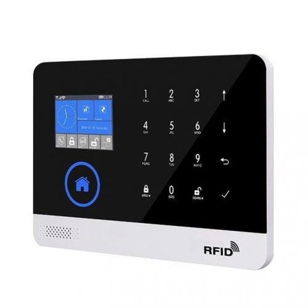 Сенсорна GSM сигналізація для будинку з датчиком руху і WIFI Alarm JYX-W-G600