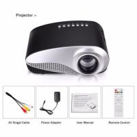 Проектор портативний мультимедійний з динаміком Led Projector Rd-802 Black