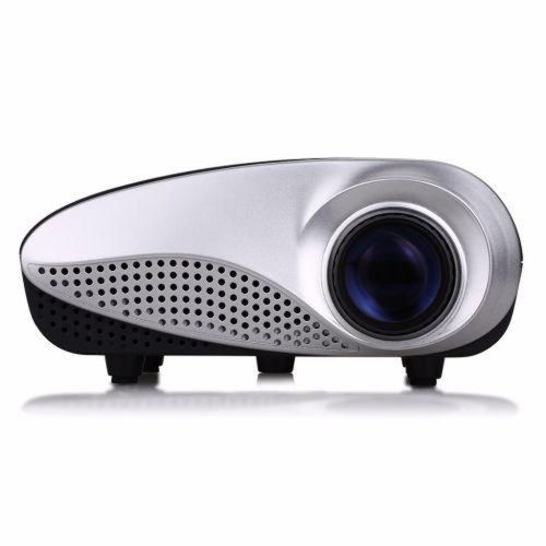 Проектор портативний мультимедійний з динаміком Led Projector Rd-802 Black