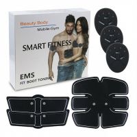 Міостимулятор EMS Trainer 3 в 1 + 2 метелики на біцепси, великий повний комплект Тренажер Smart Fitness для м'язів преса живота рук і ніг