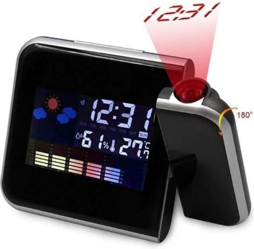 Настільний годинник з проектором часу Kronos DS-8190 метеостанція Color Screen Calendar