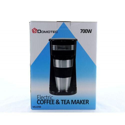 Крапельна кавоварка DOMOTEC MS-0709 з металевим горнятком