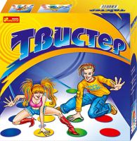 Підлогова гра Twister для всієї родини, захоплююча підлогова активна гра Твістер 180х120 см