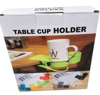 Підсклянник органайзер Clip On table Cup Holder FFX-336FQ на прищіпці для чашок, навісний тримач Затискач-підставка з прищіпкою для зберігання води