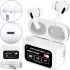Бездротові вакуумні навушники TWS AirPods A9 PRO 2 Bluetooth в кейсі з сенсорним дисплеєм, навушники-гарнітура Вкладиші блютуз з шумозаглушенням