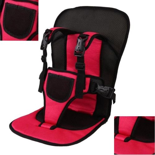 Дитяче безкаркасне автокрісло Multi Function Car Cushion Червоний, універсальне авто крісло дитині в машину до 25 кг, зручне автомобільне крісло