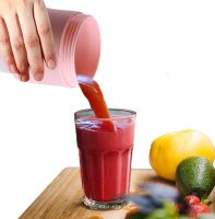 Складной силиконовый блендер Folding Juicer MeijiaxianJP-005 аккумуляторный для сока 500мл, Беспроводная USB соковыжималка для смешивания смузи JP005