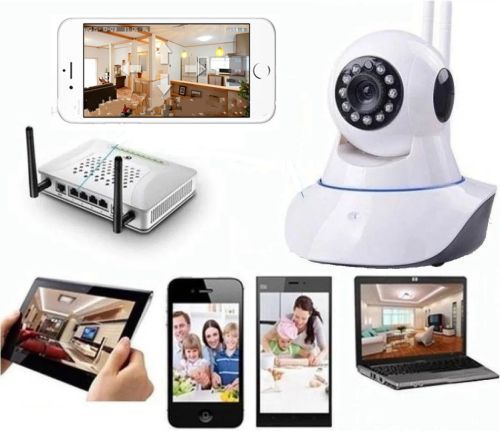 Бездротова поворотна WIFI IP камера відеоспостереження Icam Q5T White, біла з датчиком руху і нічним баченням Yoosee SMART PRO