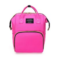 Сумка органайзер для мами LeQueen Mummy Bag для коляски, рюкзак для мам водостійкий з термокишенями для пляшечок Living Traveling Shar