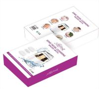 Акумуляторна масажна щітка 3 в 1 Sonic Facial Cleansing Drush With LT - 606 для особи з насадками, Професійна електрична щітка для вмивання
