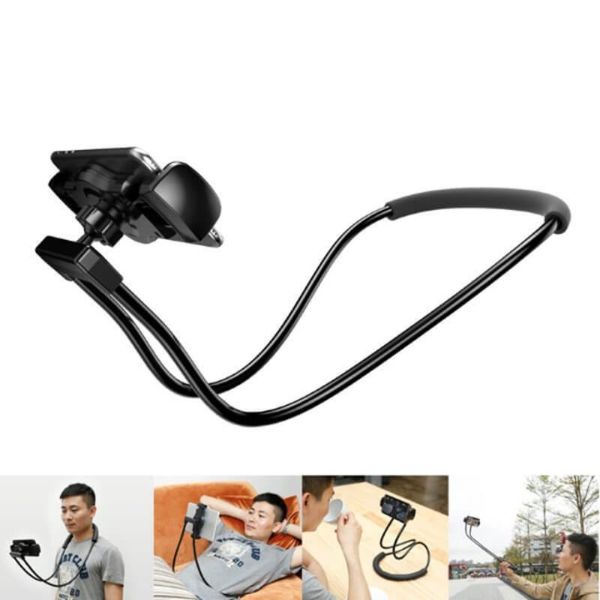Гнучкий тримач для телефону на шию Lazy Holder Waist кріплення для подорожей