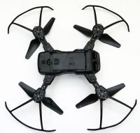 Квадрокоптер на радіокеруванні Lurker GD885HW C WiFi камерою Дитячий дрон з вай фай камерою, Коптер літаючий HJHRC HJ28 з підсвічуванням на акумулятор