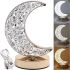 Настольная лампа-ночник Star Moon Table Light 17 сенсорный ночник месяц, светодиодная лампа светильник с кристаллами на акриловой подставке 3 режима