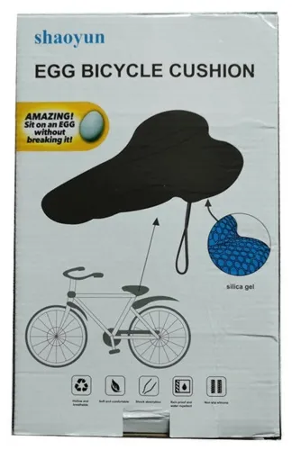Велосипедна гелева накладка чохол на сидіння Egg Bicycle Cushion, Велосипедна м'яка протиударна подушка, Накладка для велосипедного сидіння