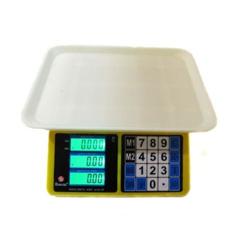 Торговые электронные весы до 40 кг Domotec MS-266 Пластик 40кг