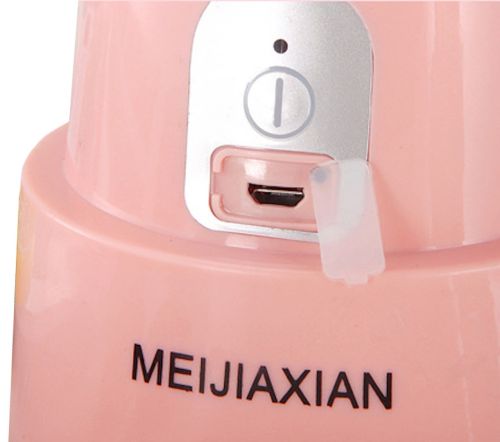 Складной силиконовый блендер Folding Juicer MeijiaxianJP-005 аккумуляторный для сока 500мл, Беспроводная USB соковыжималка для смешивания смузи JP005