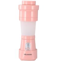 Складной силиконовый блендер Folding Juicer MeijiaxianJP-005 аккумуляторный для сока 500мл, Беспроводная USB соковыжималка для смешивания смузи JP005