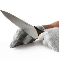 Защитные перчатки, устойчивые к порезам Cut Resistant Gloves, Сверхпрочные перчатки с защитой от порезов и проколов, Перчатки для защиты рук Серые
