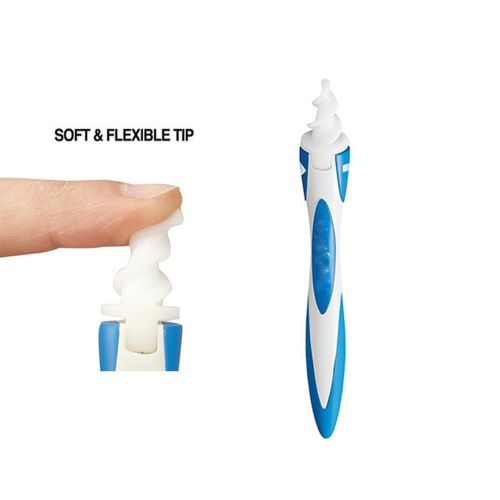 Прилад для чищення вух Smart Swab DF 667 Силіконова вухочистка (Смарт Сваб)